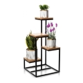 Blumenständer KASKADA 79x40 Schwarz/Braun