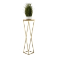 Blumenständer LOFT 100x24 cm gold/braun