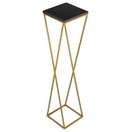 Blumenständer LOFT 100x24 cm gold/schwarz