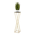 Blumenständer LOFT 100x24 cm gold/schwarz