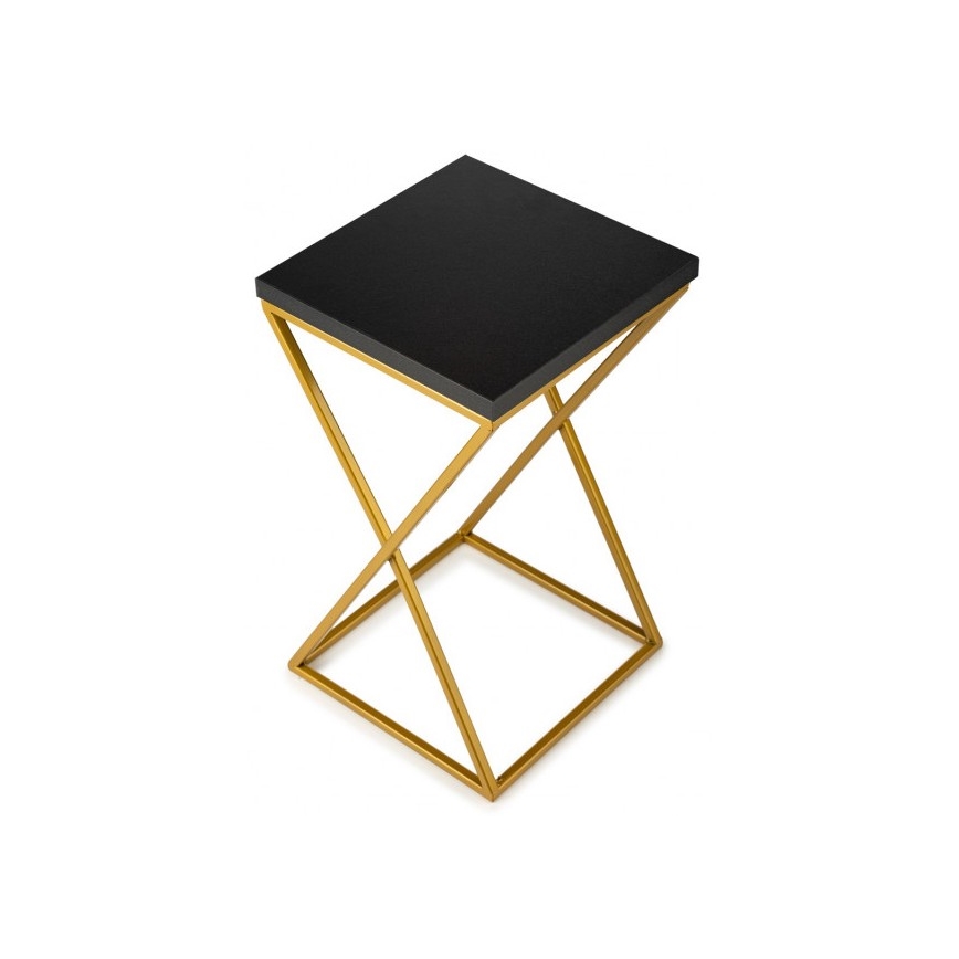 Blumenständer LOFT 40x24 cm gold/schwarz