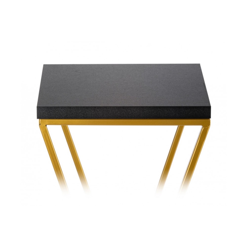 Blumenständer LOFT 40x24 cm gold/schwarz