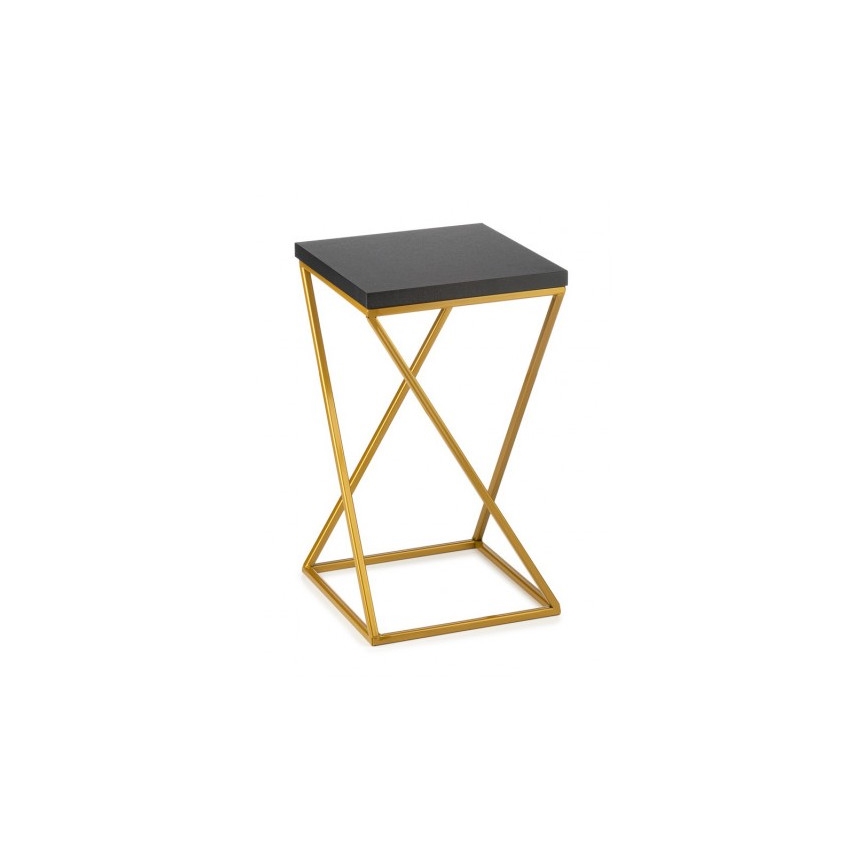 Blumenständer LOFT 40x24 cm golden/schwarz