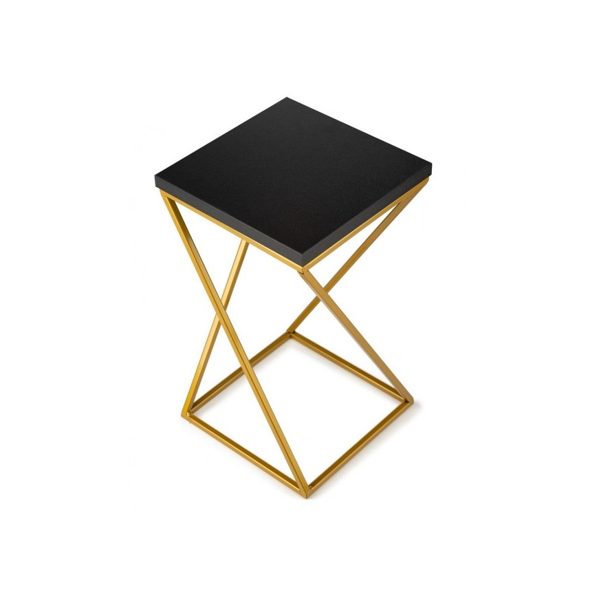 Blumenständer LOFT 40x24 cm golden/schwarz