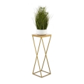 Blumenständer LOFT 70x24 cm gold/braun