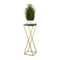 Blumenständer LOFT 70x24 cm gold/schwarz
