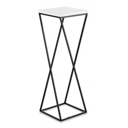 Blumenständer LOFT 70x24 cm schwarz/weiß