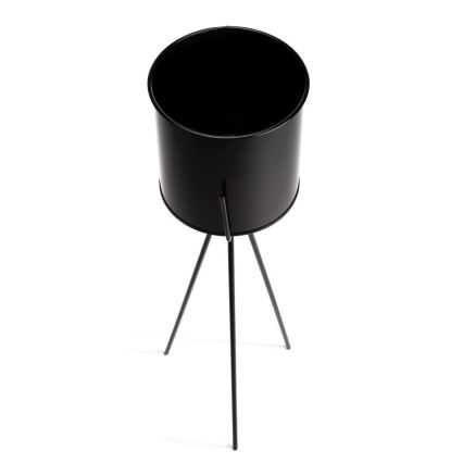 Blumenständer TRIPOD 80x25 cm schwarz