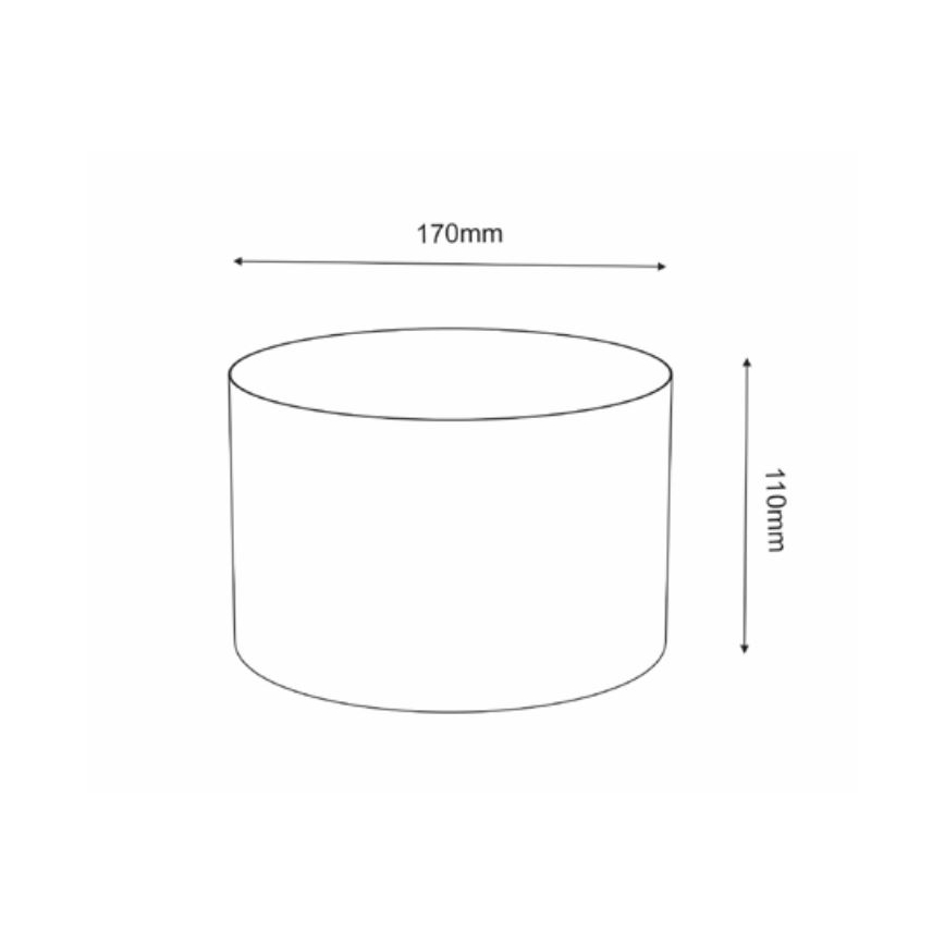 Blumentopf 11x17 cm golden
