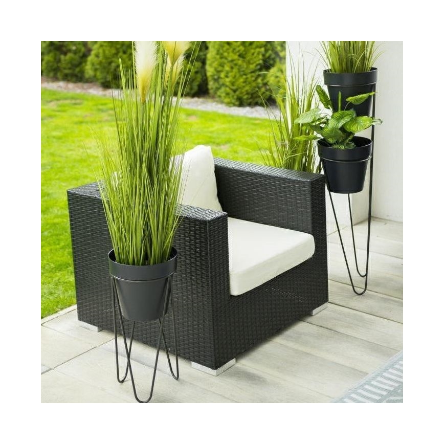 Blumentopfständer LOFT 50x30 cm Schwarz