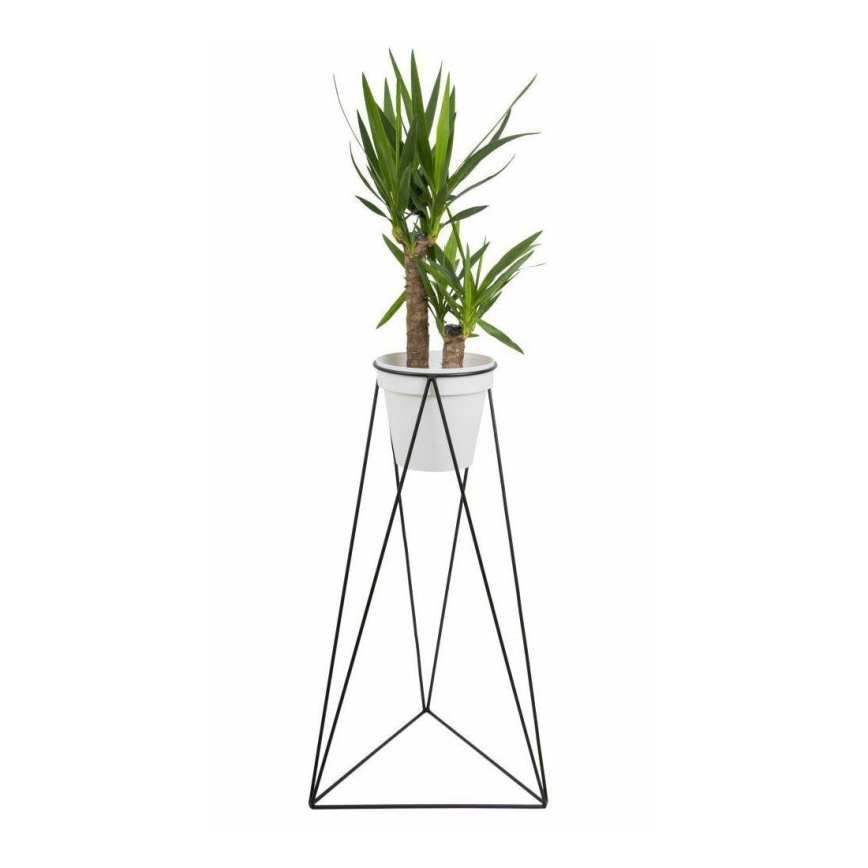 Blumentopfständer TRIANGL 90x50 cm Schwarz