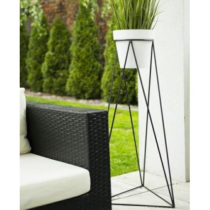 Blumentopfständer TRIANGL 90x50 cm Schwarz