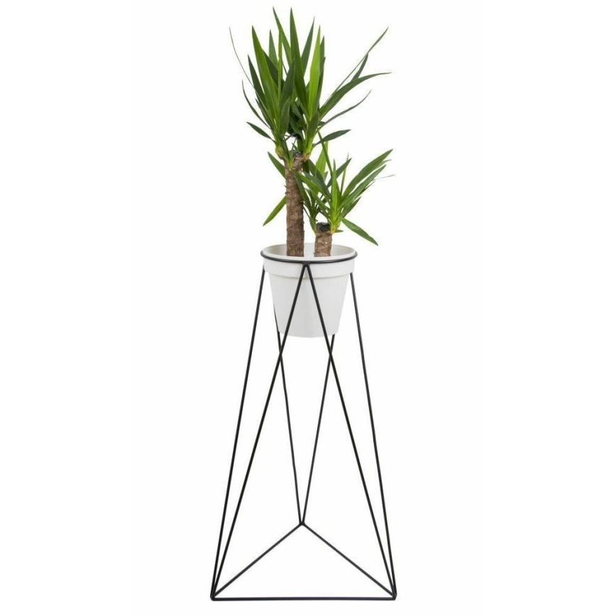 Blumentopfständer TRIANGL 90x50 cm Schwarz