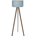 Bodenlampe AYD 1xE27/40W/230V braun/blau