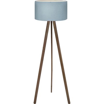 Bodenlampe AYD 1xE27/40W/230V braun/blau