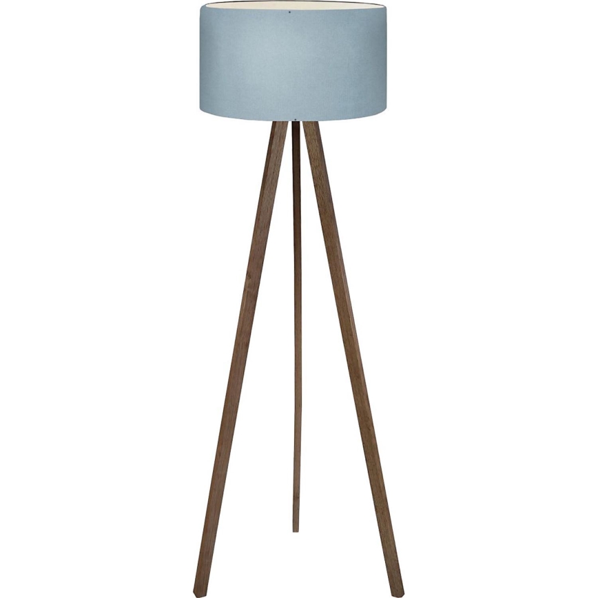 Bodenlampe AYD 1xE27/40W/230V braun/blau