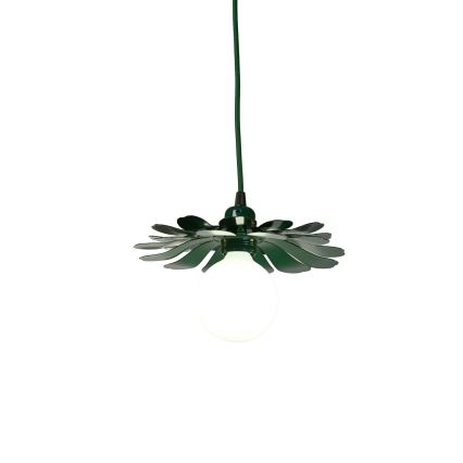 Bohemia-Design - Hängeleuchte am Kabel 1xE27/60W/230V grün