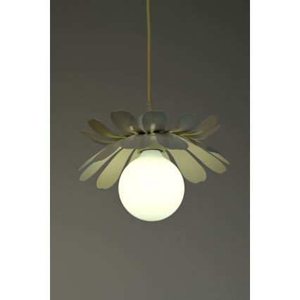 Bohemia-Design - Hängeleuchte an Kabel 1xE27/60W/230V cremefarben