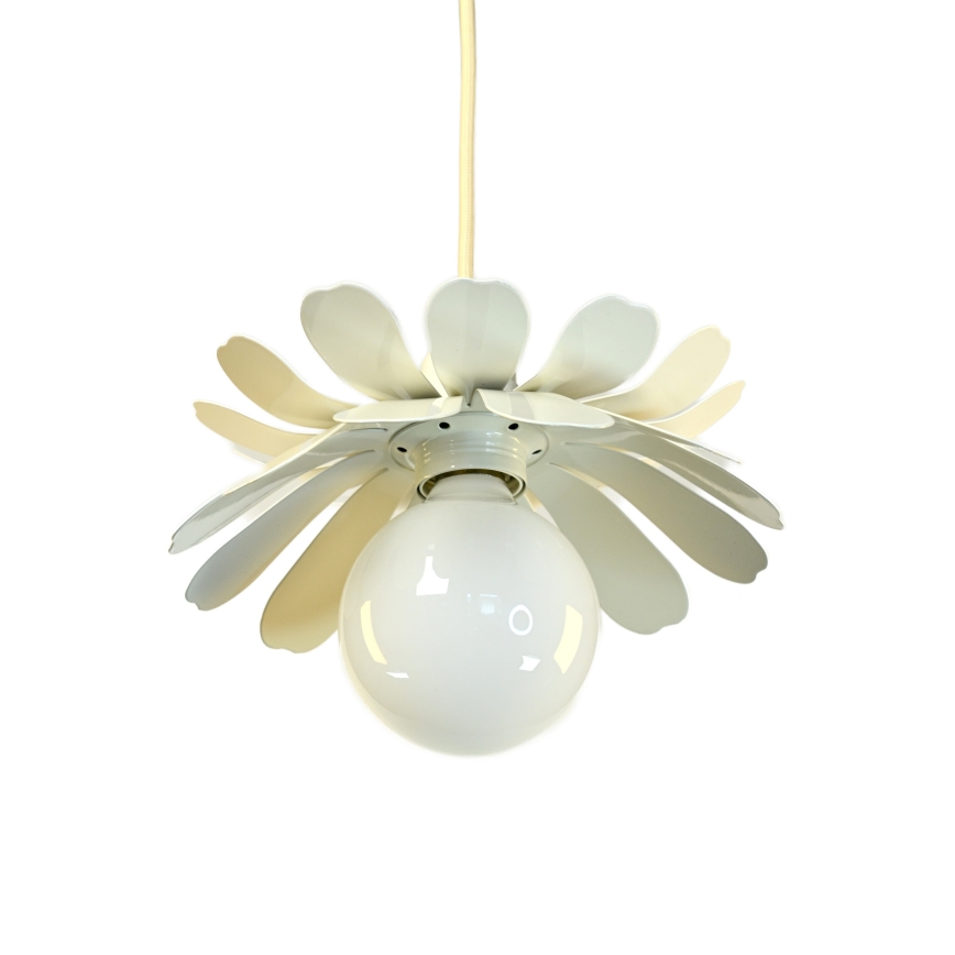 Bohemia-Design - Hängeleuchte an Kabel 1xE27/60W/230V cremefarben