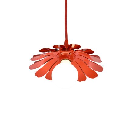 Bohemia-Design - Hängeleuchte an Kabel 1xE27/60W/230V rot