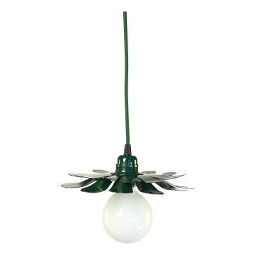 Bohemia-Design - Kabel-Pendelleuchte 1xE27/60W/230V grün