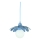 Bohemia-Design - Pendelleuchte an Kabel 1xE27/60W/230V blau