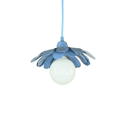 Bohemia-Design - Pendelleuchte an Kabel 1xE27/60W/230V blau