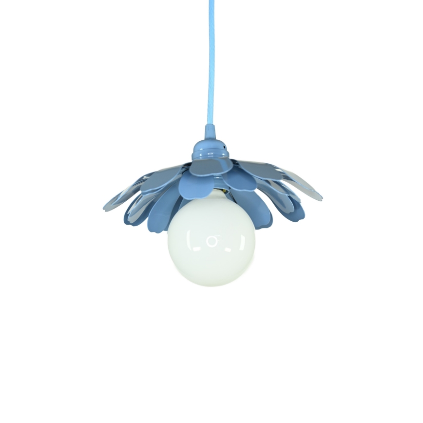 Bohemia-Design - Pendelleuchte an Kabel 1xE27/60W/230V blau