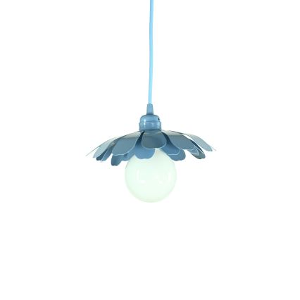 Bohemia-Design - Pendelleuchte an Kabel 1xE27/60W/230V blau