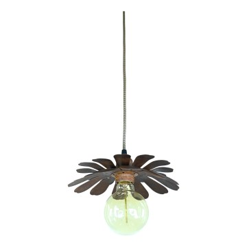 Bohemia-Design - Pendelleuchte an Kabel 1xE27/60W/230V bronzefarben
