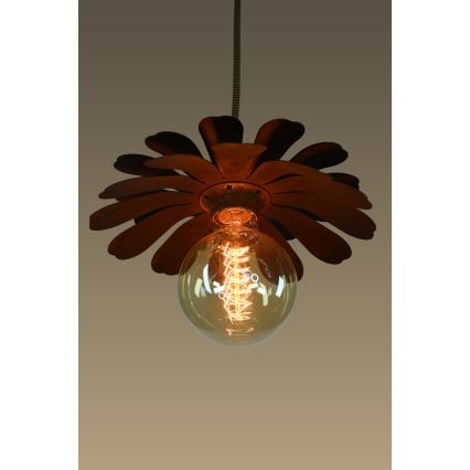 Bohemia-Design - Pendelleuchte mit Seilaufhängung 1xE27/60W/230V bronzefarben