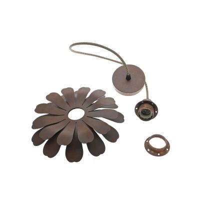 Bohemia-Design - Pendelleuchte mit Seilaufhängung 1xE27/60W/230V bronzefarben
