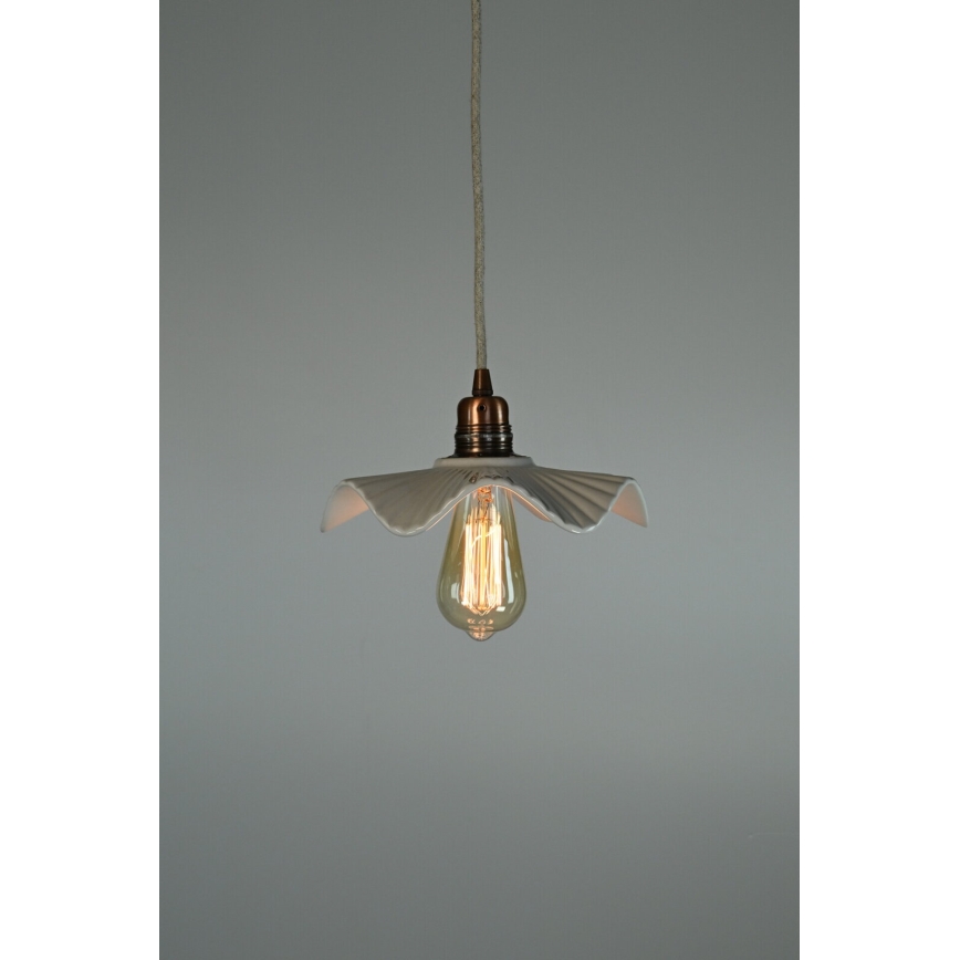 Bohemia-Design - Porzellan-Hängeleuchte an Kabel 1xE27/60W/230V