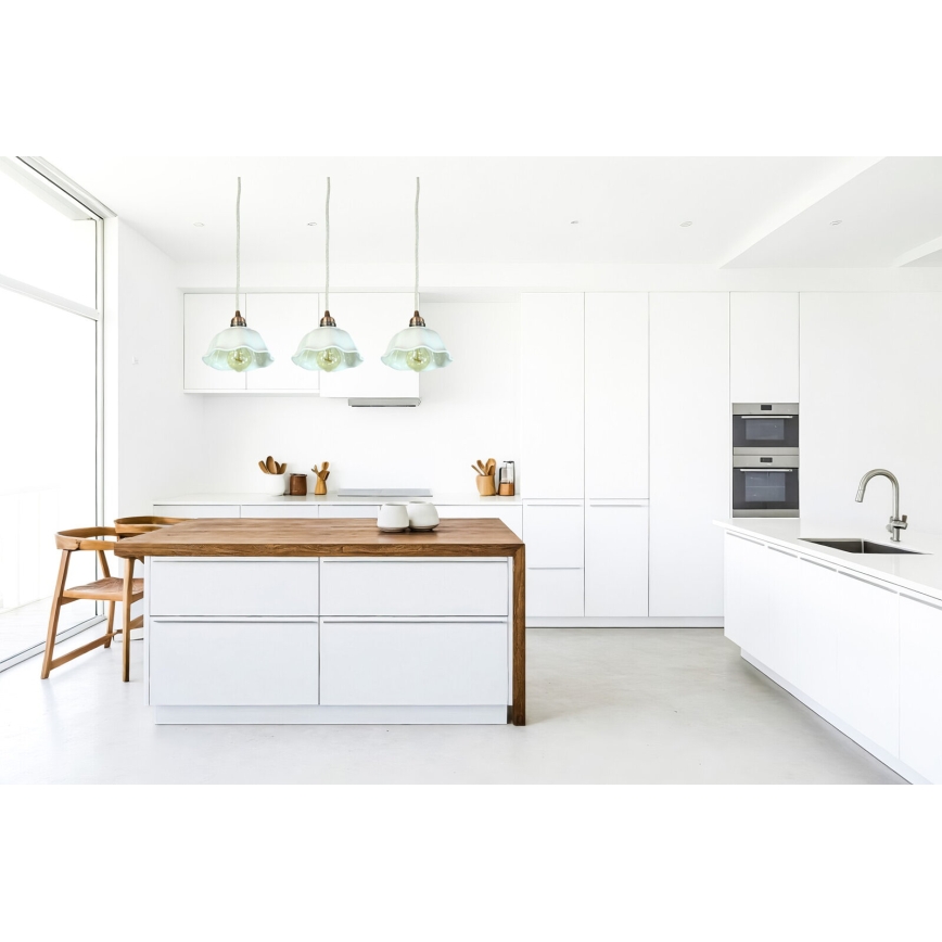 Bohemia-Design - Porzellan-Hängeleuchte an Kabel 1xE27/60W/230V