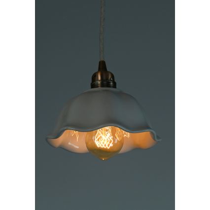 Bohemia-Design - Porzellan-Hängeleuchte an Kabel 1xE27/60W/230V