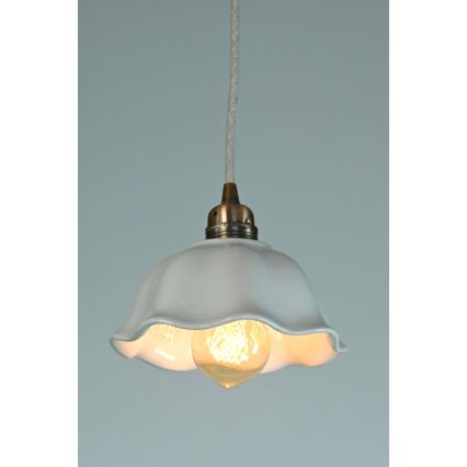 Bohemia-Design - Porzellan-Hängeleuchte an Kabel 1xE27/60W/230V