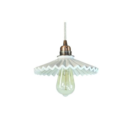 Bohemia-Design - Porzellan-Hängeleuchte mit Kabel 1xE27/60W/230V