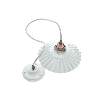 Bohemia-Design - Porzellan-Hängeleuchte mit Kabel 1xE27/60W/230V