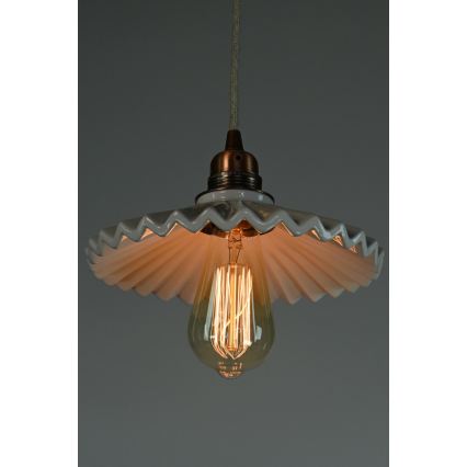 Bohemia-Design - Porzellan-Hängeleuchte mit Kabel 1xE27/60W/230V