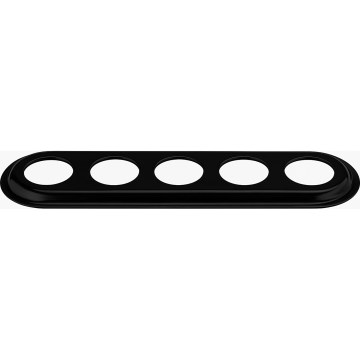 Bohemia-Design - Porzellan-Retro-Rahmen fünffach schwarz