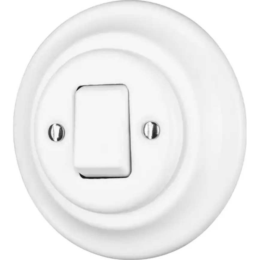 Bohemia-Design - Porzellan-Retro-Rahmen, schlicht, weiß