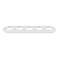 Bohemia-Design - Porzellan-Retro-Schalterrahmen, 5-fach, weiß