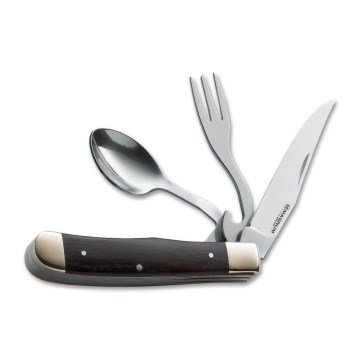 Böker - Taschenmesser mit Besteck Magnum Bon Appetite 18,7 cm Pakka