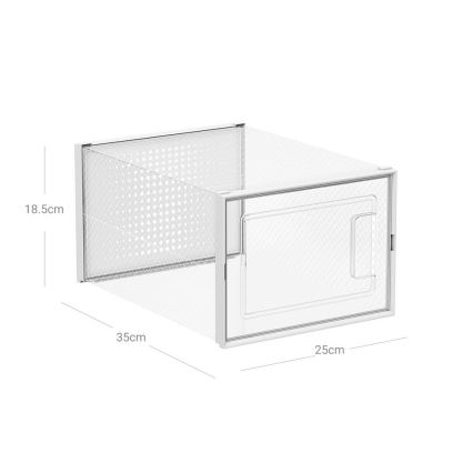 BOXIFY Modulares Regal mit Fächern, weiß