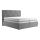 Boxspringbett mit Matratze und Topper ELEN 180x200 cm grau
