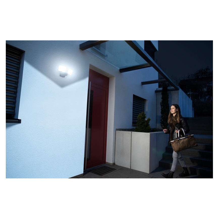 Brennenstuhl – Dimmbarer LED-Strahler DUO LED/29,2W/230V 3000-6500K IP54 Wi-Fi