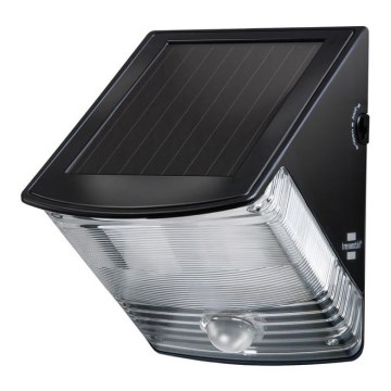 Brennenstuhl - LED-Solar-Wandleuchte mit Bewegungs- und Dämmerungssensor LED/1W/3,6V 600 mAh IP44