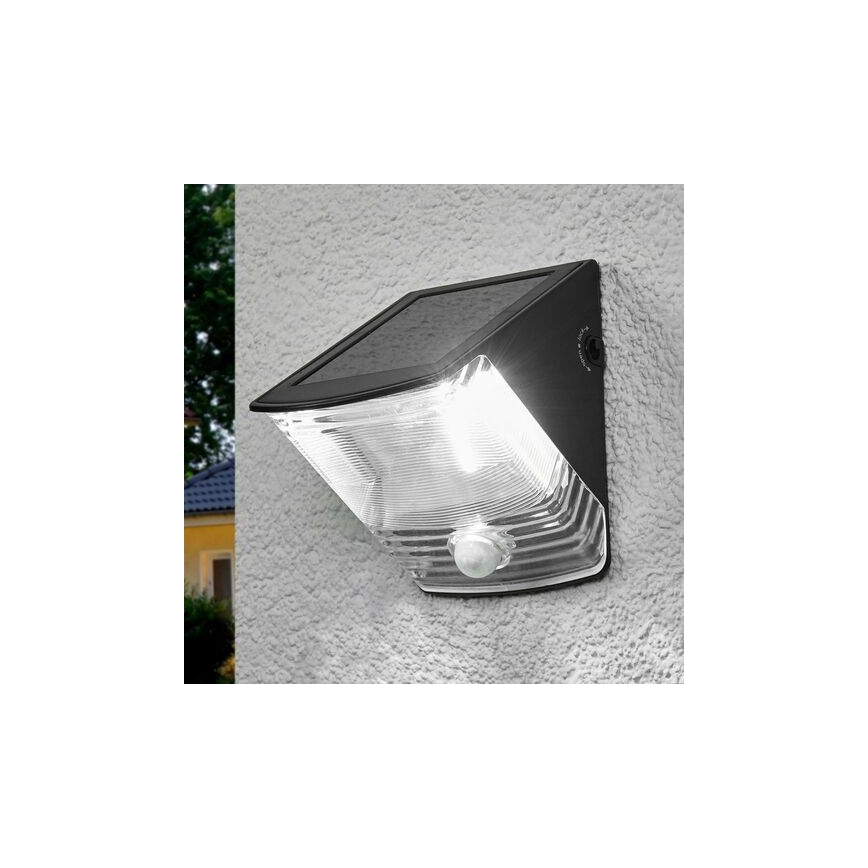 Brennenstuhl - LED-Solar-Wandleuchte mit Bewegungs- und Dämmerungssensor LED/1W/3,6V 600 mAh IP44