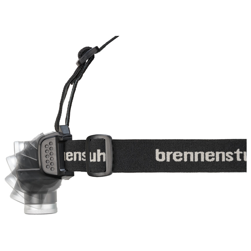 Brennenstuhl – Wiederaufladbare LED-Stirnleuchte LuxPremium LED/2600mAh IP44 schwarz