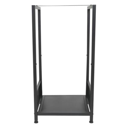Brennholzständer 39x35x76 cm schwarz